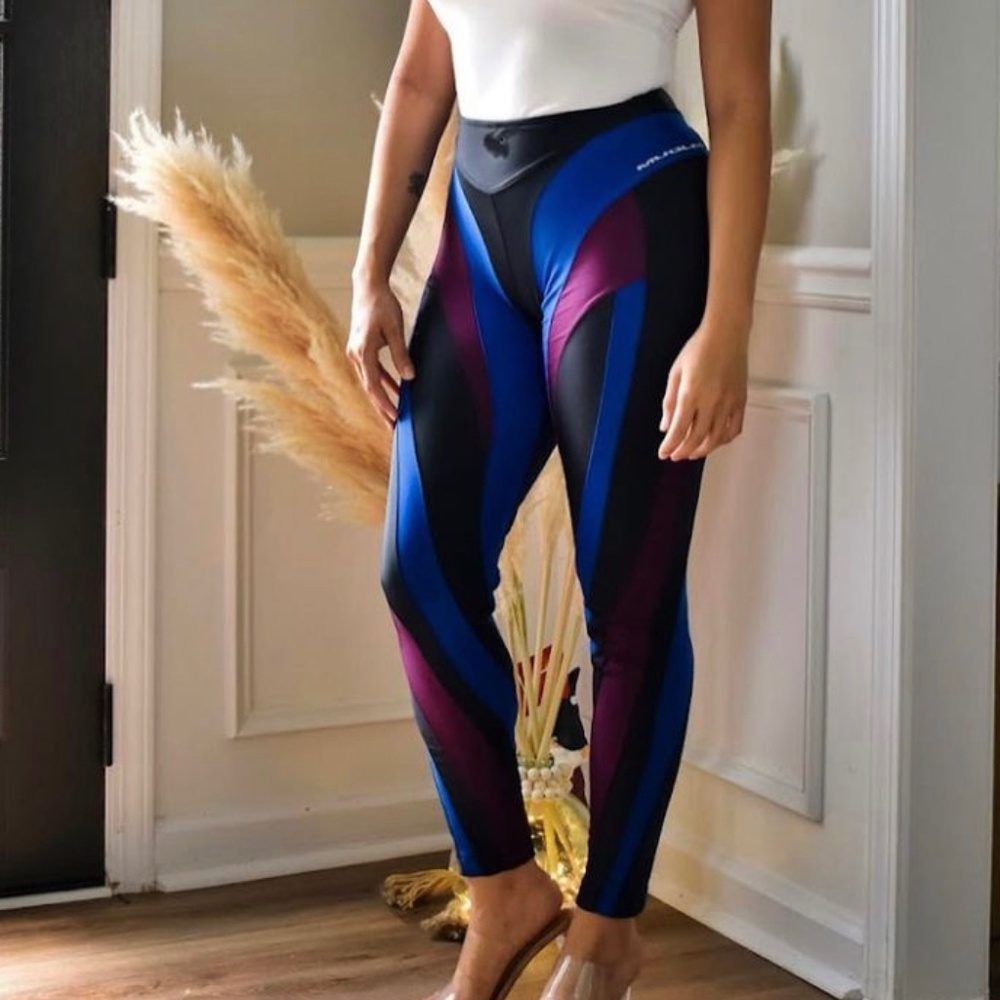 Mugler spiral leggings